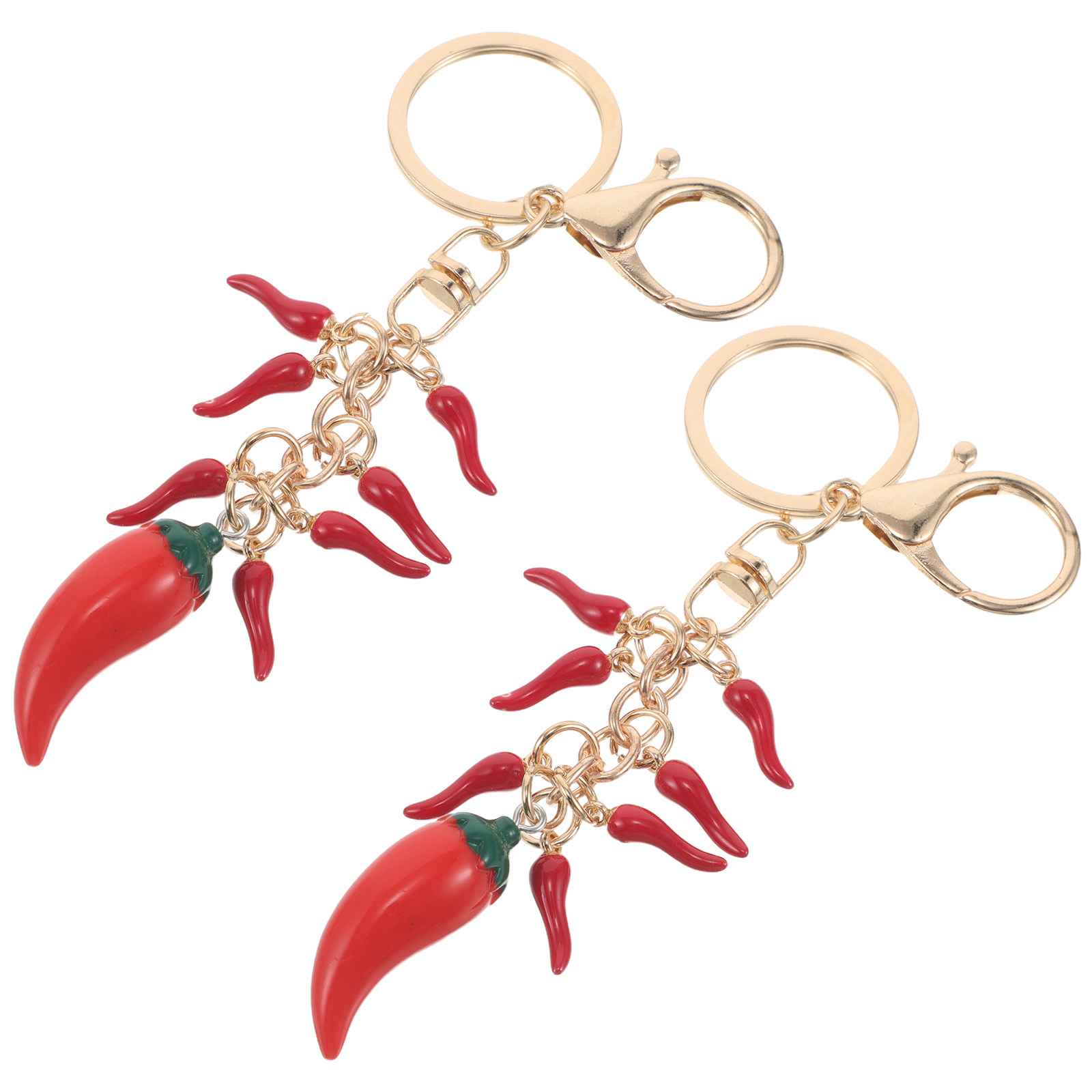 2Pcs Kawaii Chili Pepper Keych - огляд і ціна Mini Backpack Purse