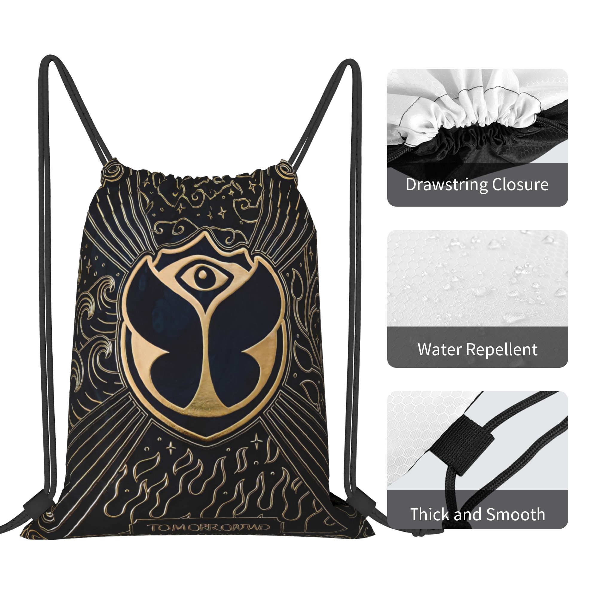 Tomorrowlands  Drawstring Back - огляд і ціна Drawstring Gym Bag