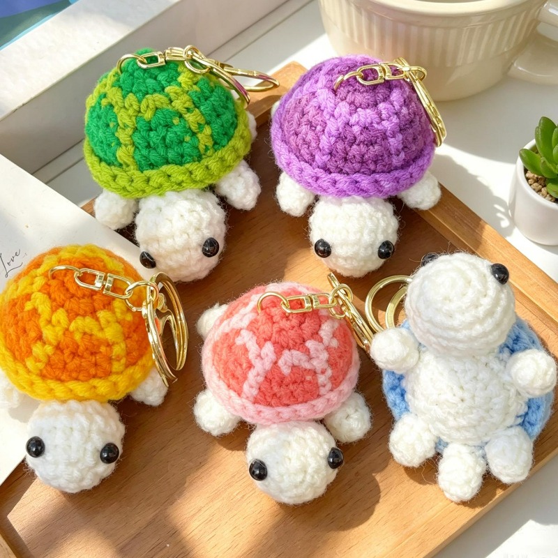 Hand Crocheted Turtle Keychain - огляд і ціна Mini Backpack Purse