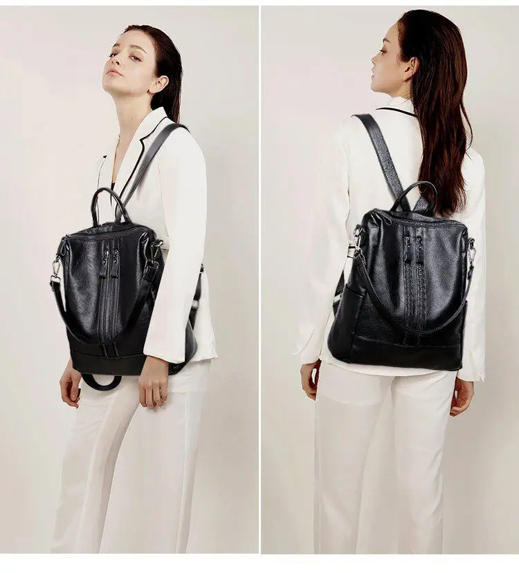 Women Soft Leather Backpack Sc - огляд і ціна Mini Backpack Purse