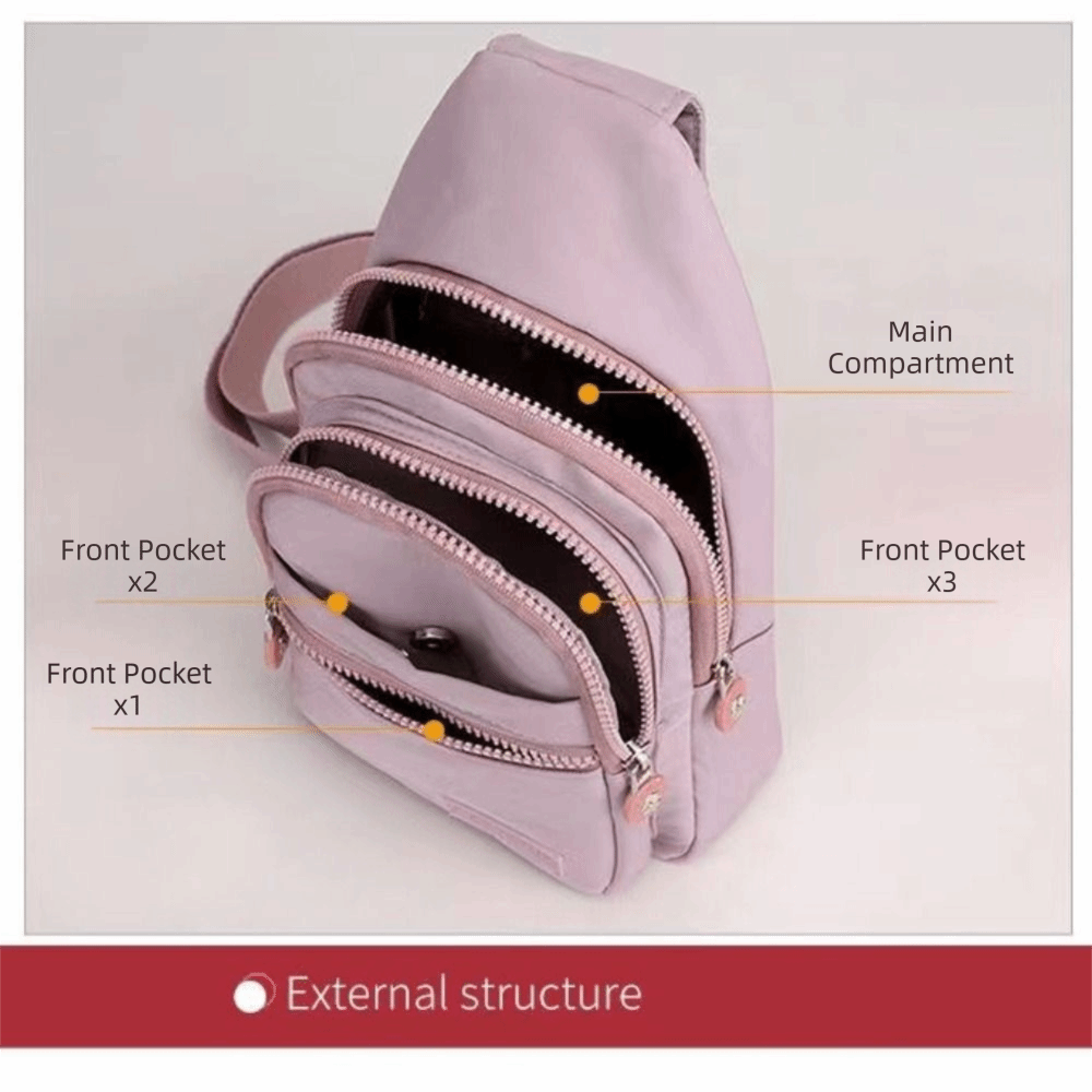 Nylon Women's Chest Bags Water - огляд і ціна Sling Backpack Shoulder