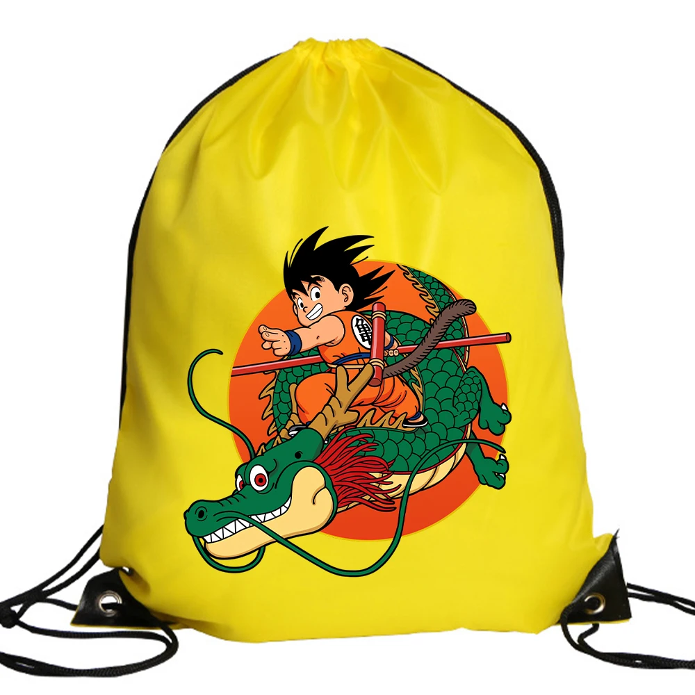 Dragons Ball Polyester Drawstr - огляд і ціна Drawstring Gym Bag