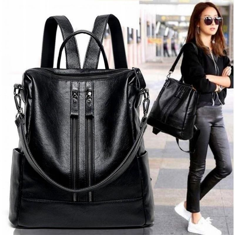 Women Soft Leather Backpack Sc - огляд і ціна Canvas Backpack Casual