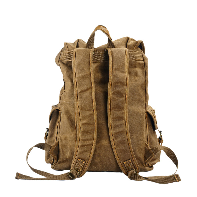Retro soft wax canvas large ca - огляд і ціна Canvas Backpack Casual