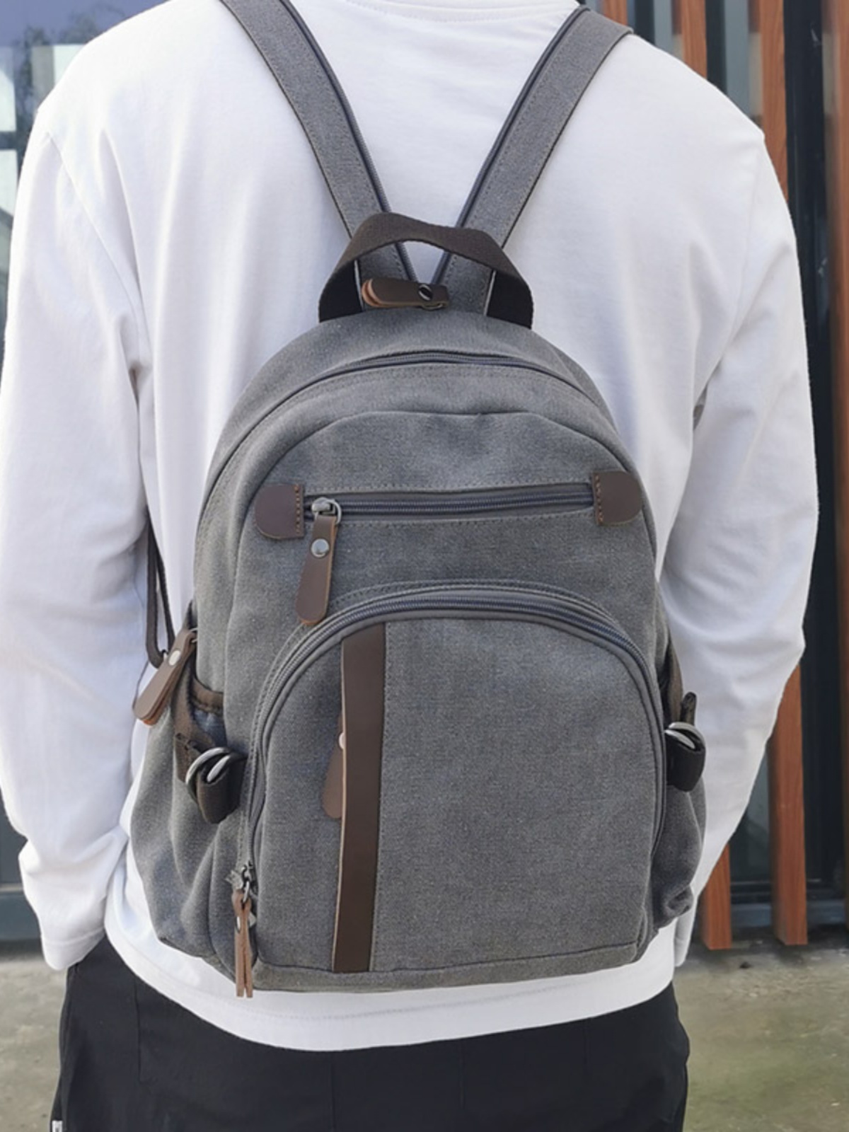 Small Canvas Backpack Men's Sp - огляд і ціна Canvas Backpack Casual