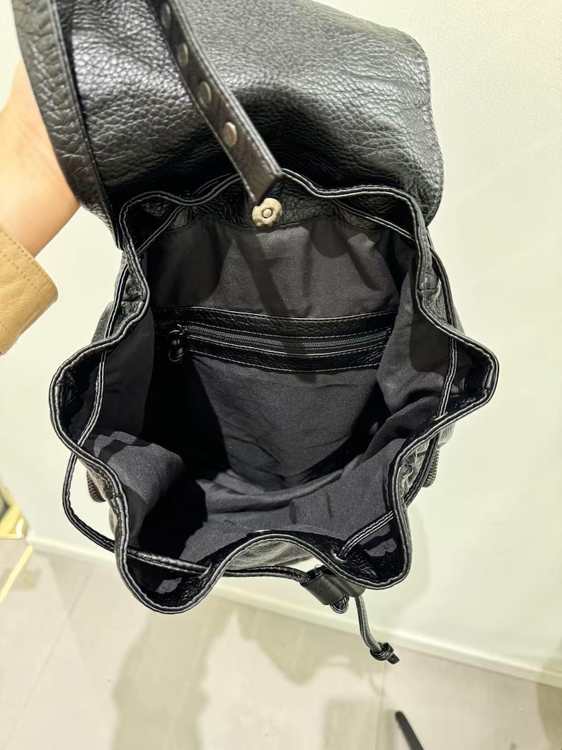 Gothic Punk PU Leather Shoulde - огляд і ціна Leather Backpack Vintage