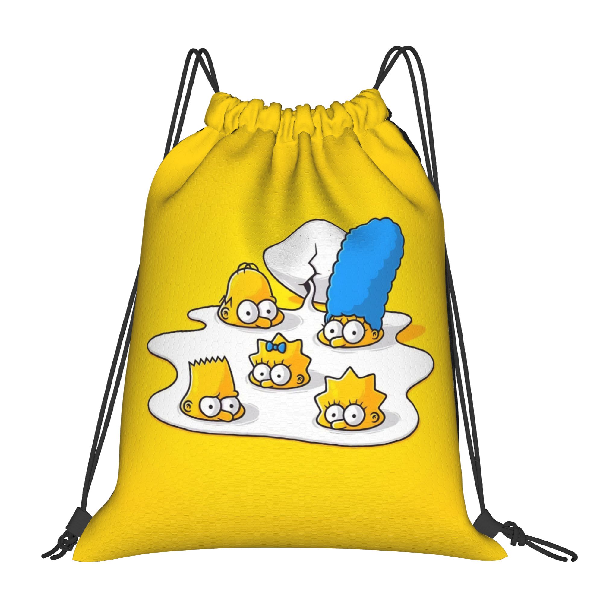 Simpsonsed Cartoon  Drawstring - огляд і ціна Drawstring Gym Bag