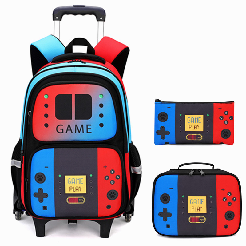 3PCS Kids Rolling Backpack for - огляд і ціна School Backpack Teen