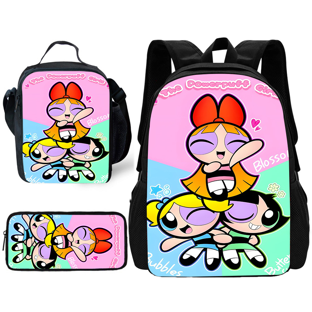 Child Cute Anime Powerpuffs Gi - огляд і ціна School Backpack Teen