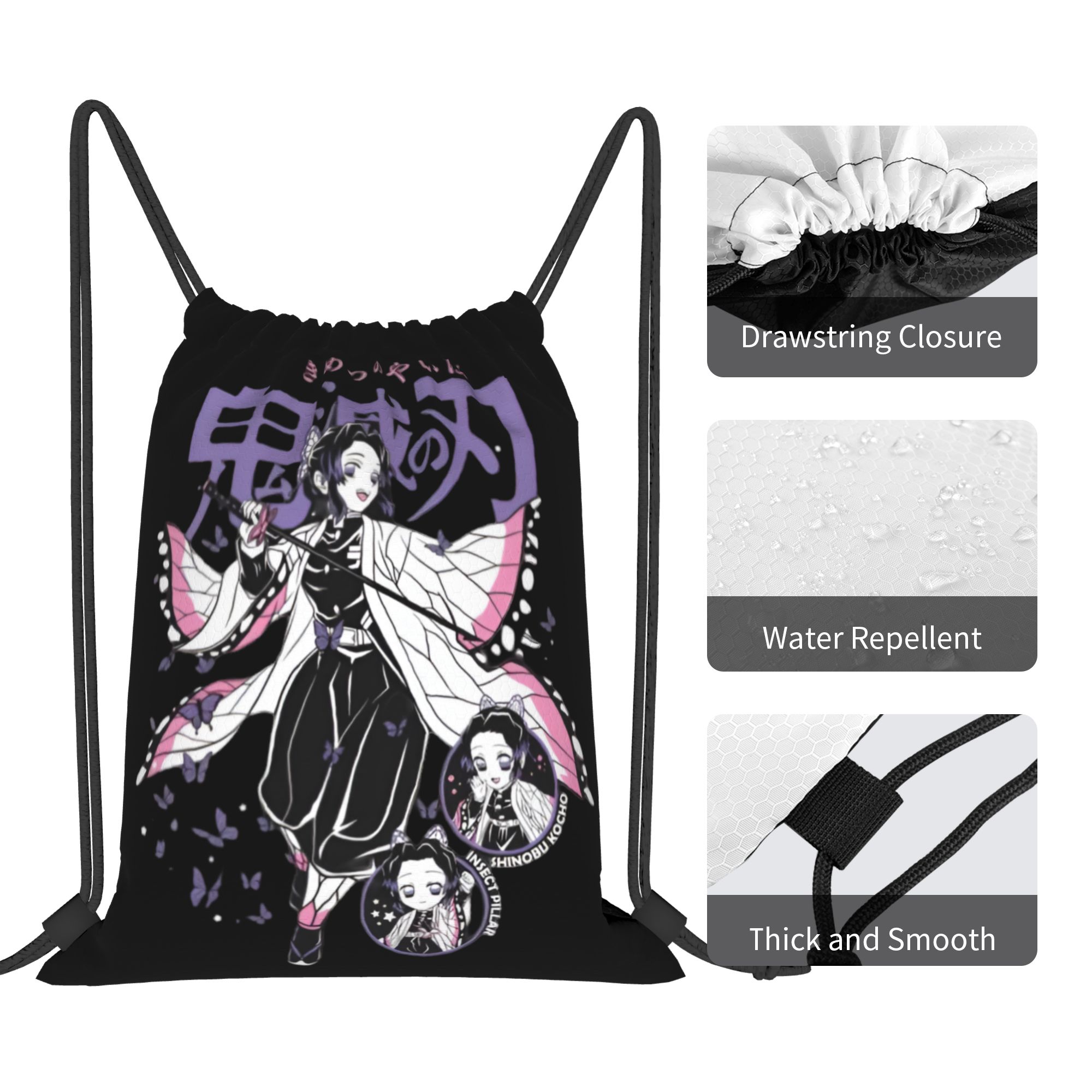 Custom Demon Slayers Drawstrin - огляд і ціна Drawstring Gym Bag