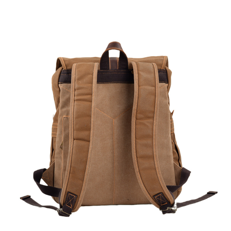 New wax canvas men's backpack  - огляд і ціна Canvas Backpack Casual