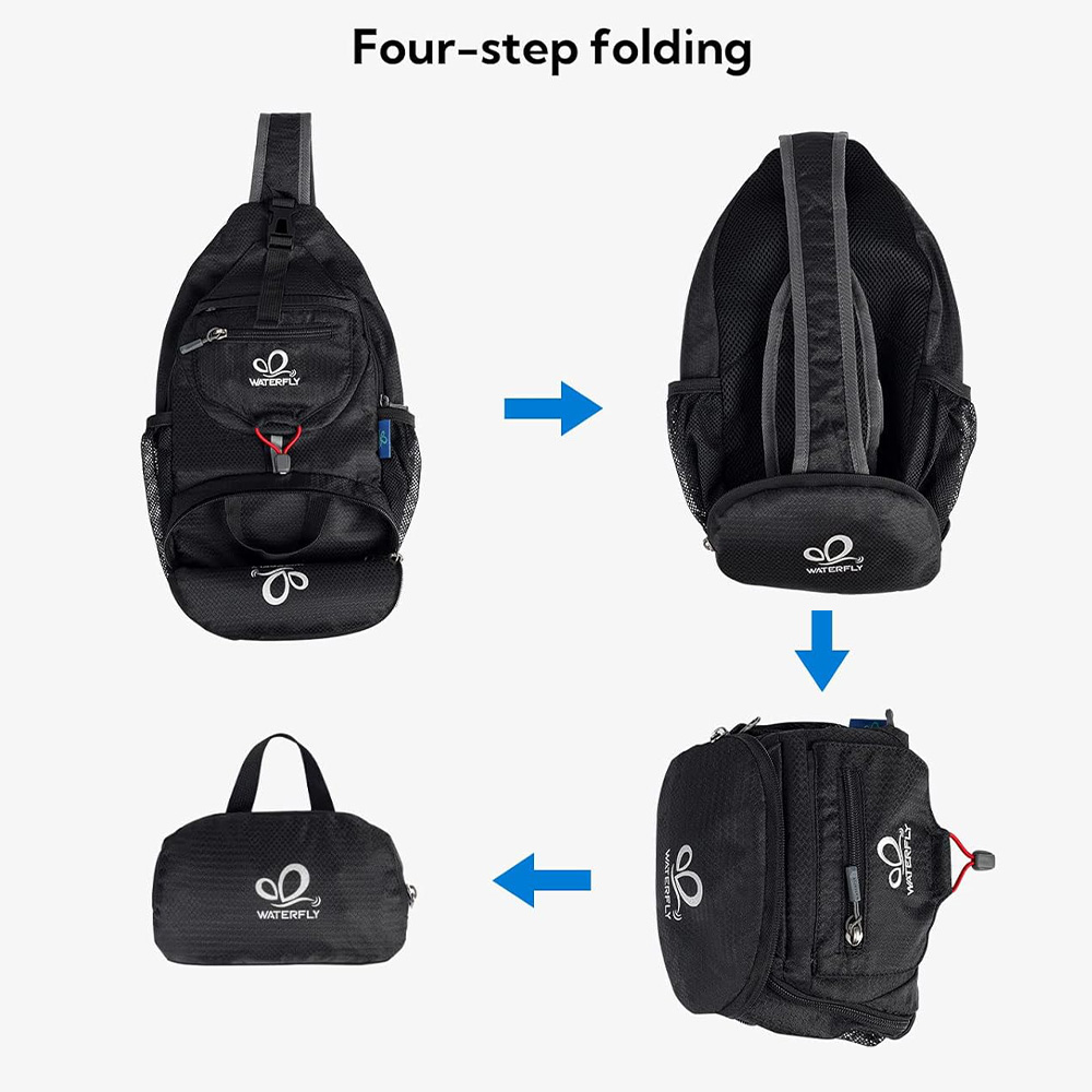 WATERFLY Chest Bag Shoulder Sm - огляд і ціна Sling Backpack Shoulder