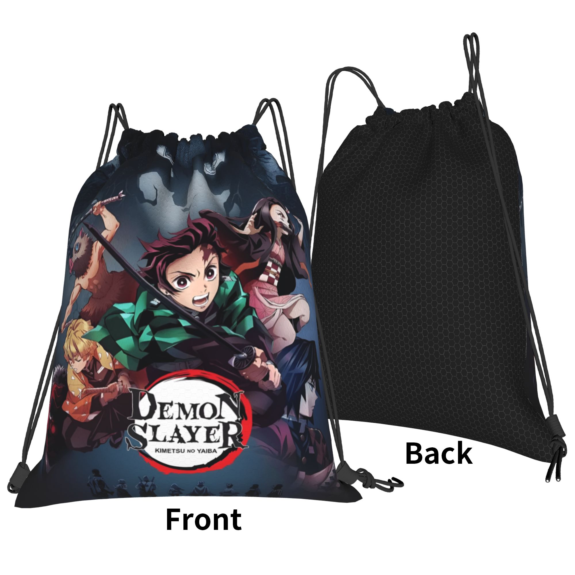 Custom D-Demons Slayers Drawst - огляд і ціна Drawstring Gym Bag
