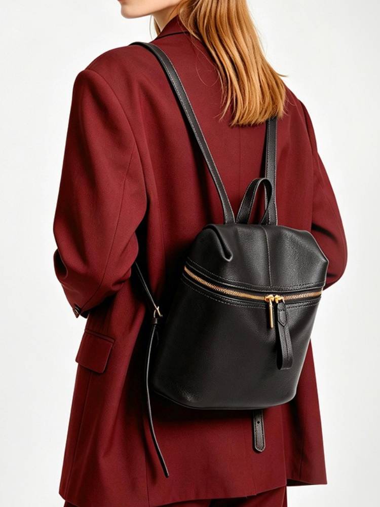 Zency Women Genuine Leather Ba - огляд і ціна Leather Backpack Vintage