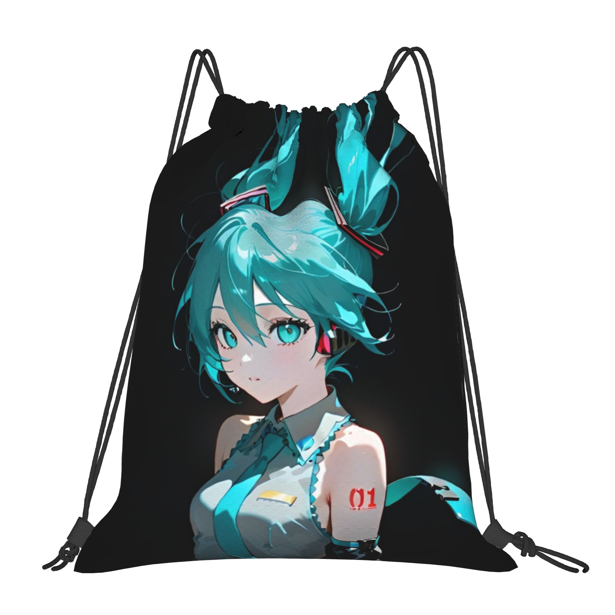 H-Hatsunes Mikus Bag Drawstrin - огляд і ціна Drawstring Gym Bag