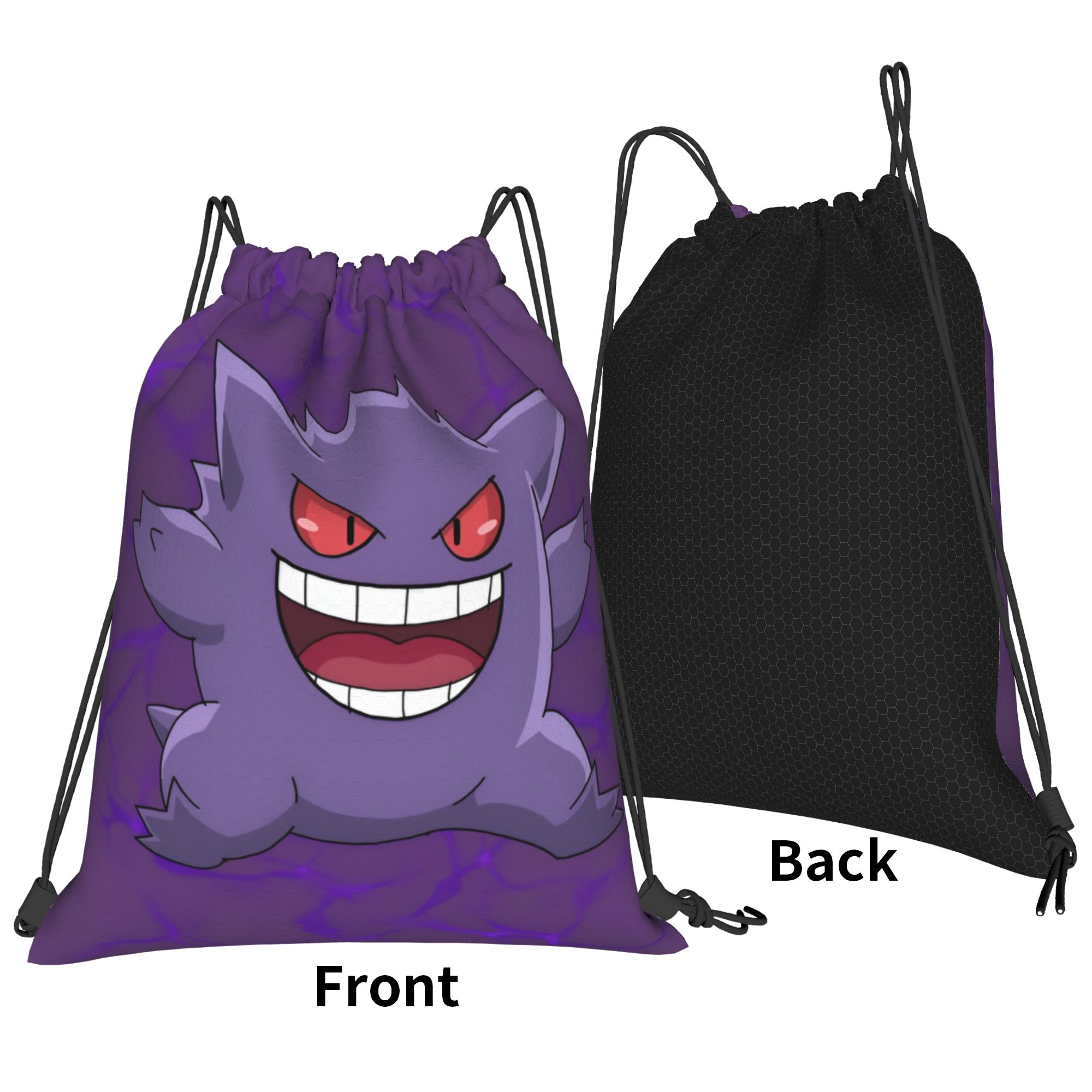Custom Pokemoned Gengars Draws - огляд і ціна Drawstring Gym Bag